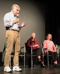 Along with former Governor Michael Dukakis, and Diane Turco of Cape Downwinders, Rep. Balser spoke on a panel about the risks related to nuclear power plants. 