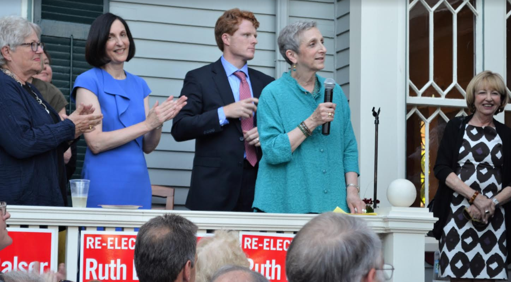 Rep. Balser at her re-election campaign event 2018. 